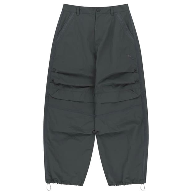 산산기어 테이프드 버튼 팬츠 차콜 Sansan Gear