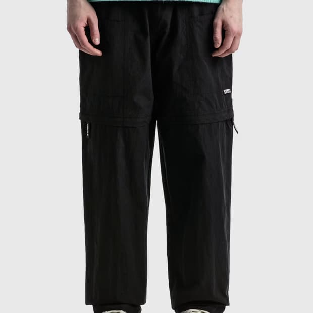 스투시 NYCO 컨버터블 팬츠 블랙 34사이즈