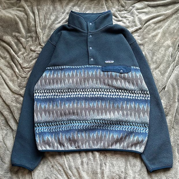 (M) 파타고니아 신칠라 아즈텍 블루 patagonia