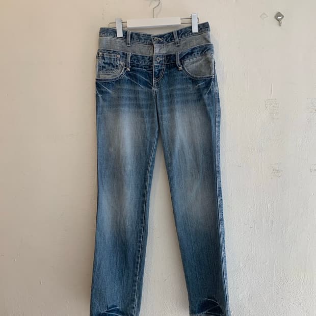 Layered denim