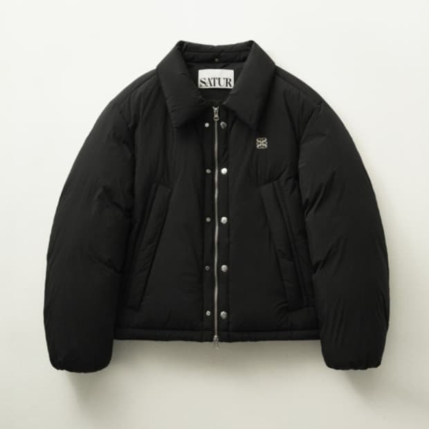 세터 레체 덕다운 패딩 블랙 M