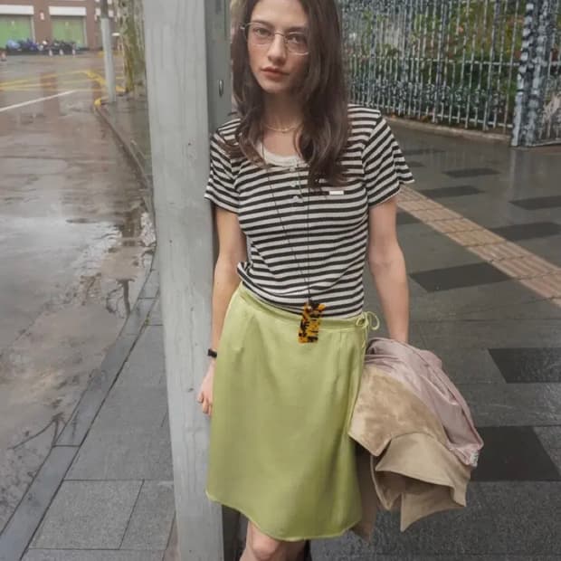 무드에디션 90‘s julia sk올리브 그린