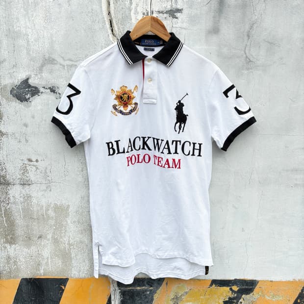 Polo 폴로 빅포니 블랙와치 폴로팀 반팔 카라티