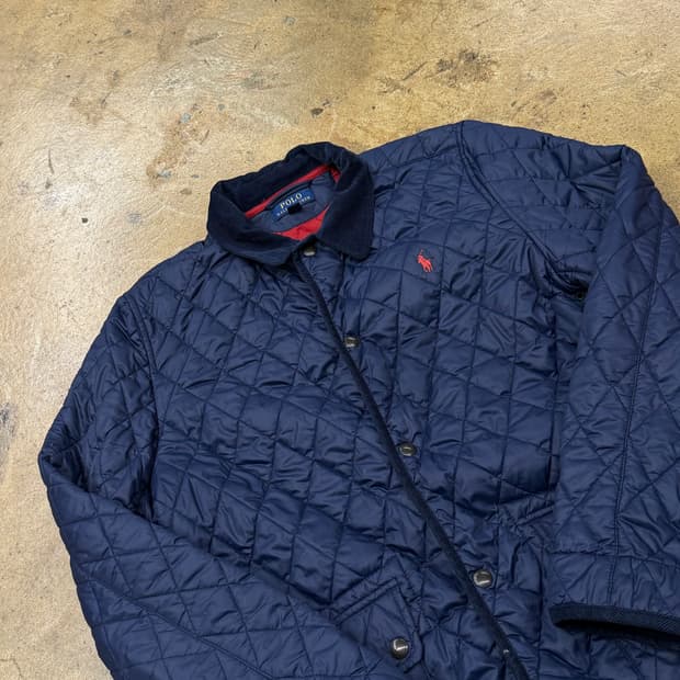 [정품/XL] 폴로 랄프로렌 네이비 퀼팅 자켓 b18