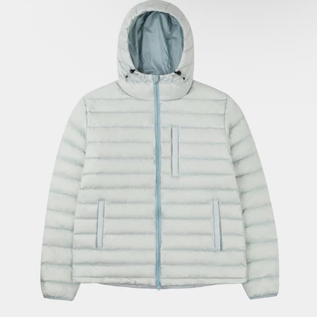 (새상품) 레테르코모 서픽 윈드 라이트 패딩 경량패딩 스카이블루 M