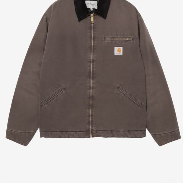 칼하트 OG 디트로이트 자켓 토바코/블랙 스톤 캔버스 M사이즈