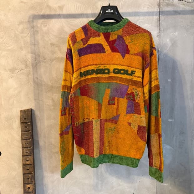 겐조 골프 패턴 니트 100~105