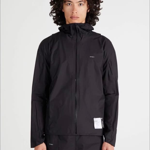 새티스파이 퍼텍스 3L 플라이 레인 블랙 자켓 /팬츠 셋업 L