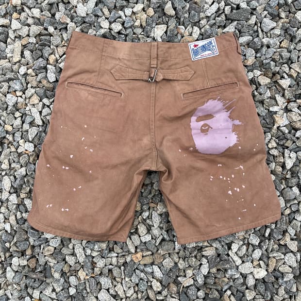 A BATHING APE 신치백 반바지 (실측확인)