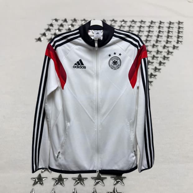 아디다스 독일 화이트 져지