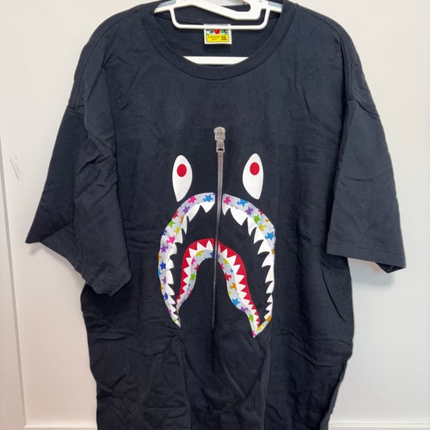 Bape 베이프 스타 샤크 반팔티 xxl