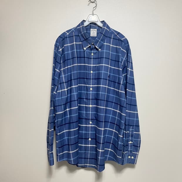 브룩스브라더스 체크 셔츠 XL