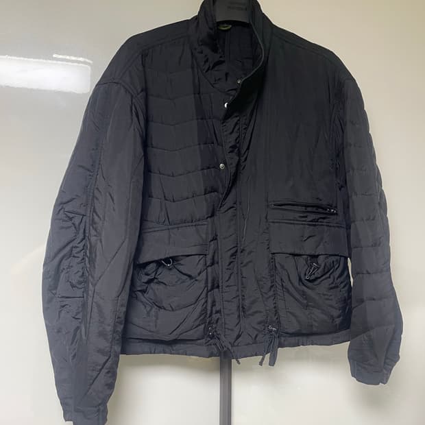 M) 20FW 언어펙티드 퀼티드 블루종 블랙