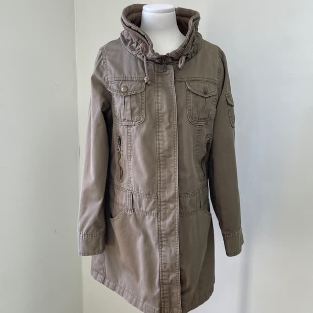 빈티지 밀리터리 유틸리티 필드 자켓 