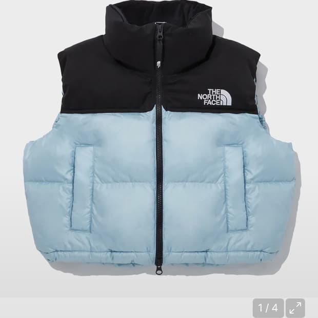 노스페이스 화이트라벨 노벨티 눕시 다운 베스트 베이비블르