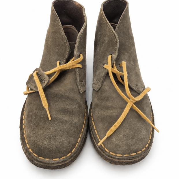 클락스 오리지널스 데저트 부츠 그레이 255