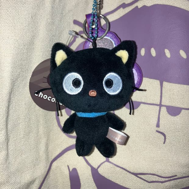 산리오 초코캣 마스코트 인형 키링 키덜트 소품 네코