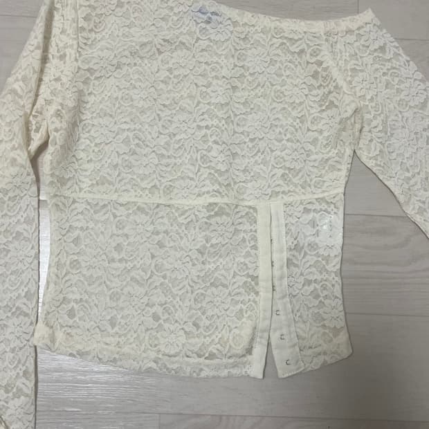 플리즈노팔로우 Eva 에바 롱슬리브 탑 바닐라 새상품