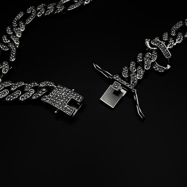 pcr053 Clip chain cuban necklace