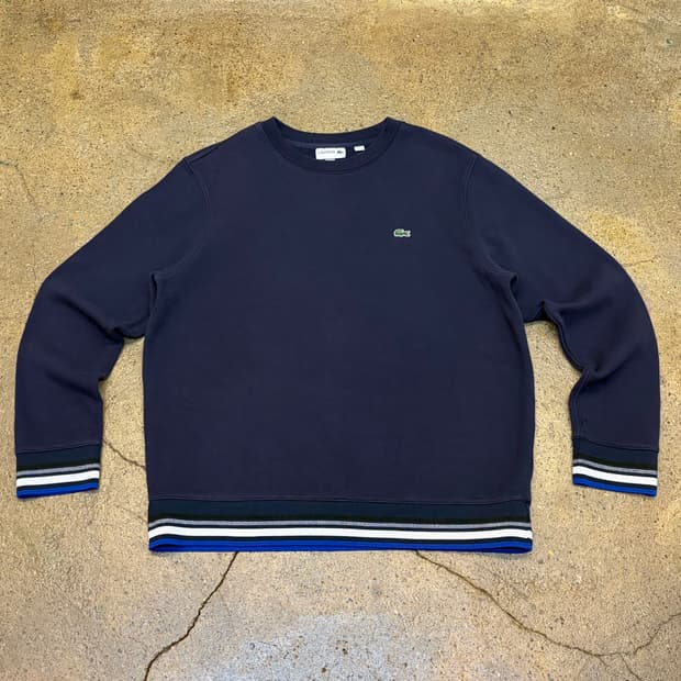 USA 미국 빈티지 라코스테 밴드시보리 맨투맨