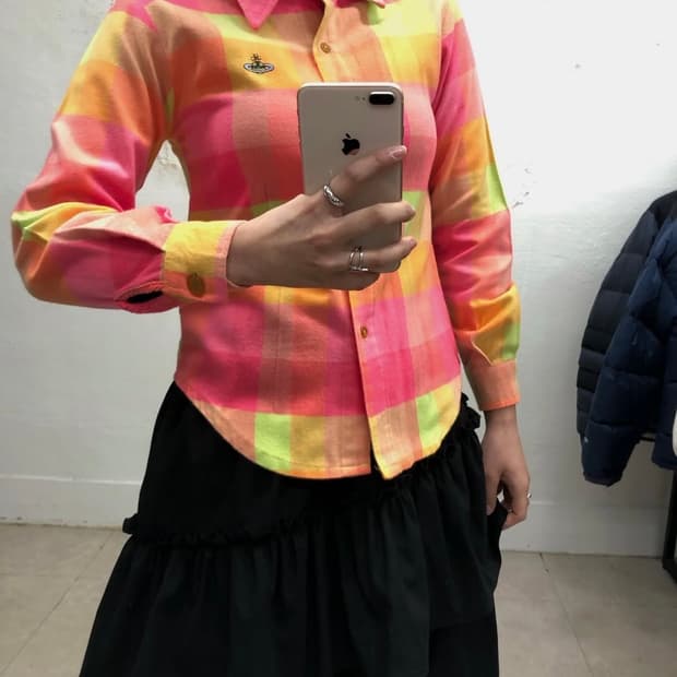 비비안웨스트우드 플란넬 셔츠