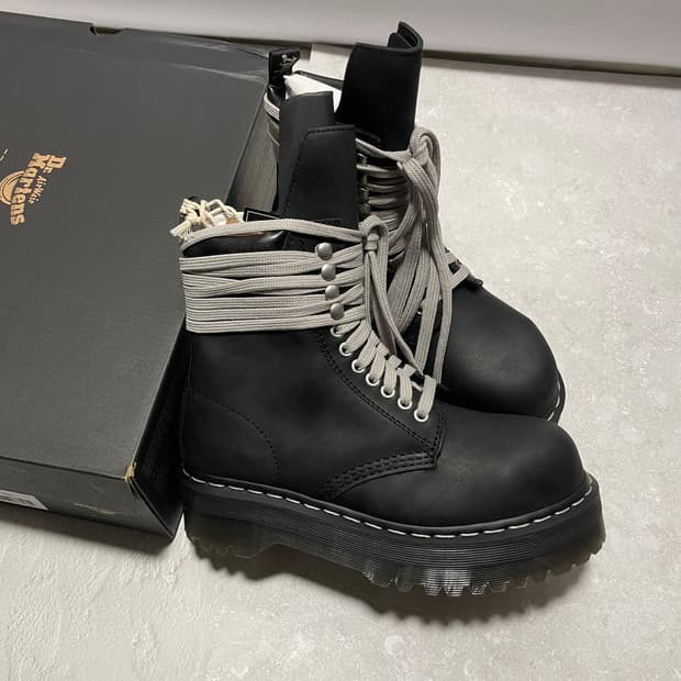 [285] 릭오웬스 닥터마틴 쿼드솔 스틸토 부츠