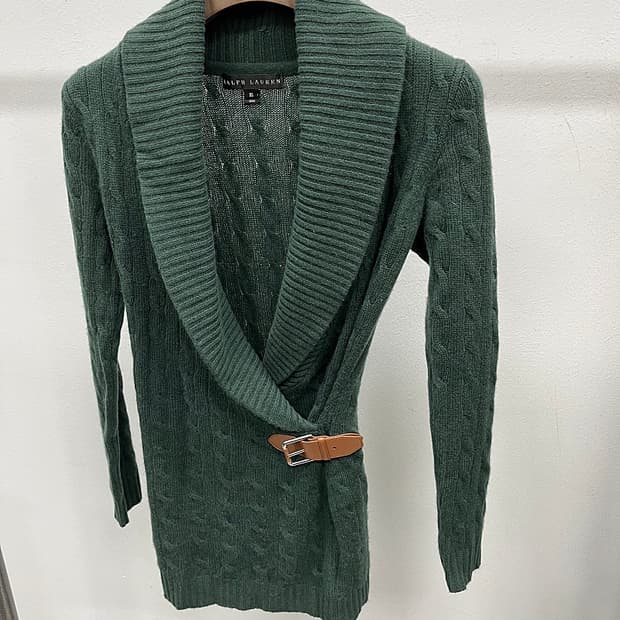 여) 랄프로렌 블랙라벨 케시미어 니트 