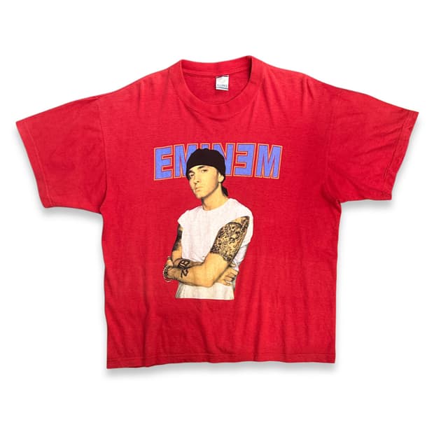 2000‘ EMINEM Marshall Mathers 프로모 티셔츠 XL
