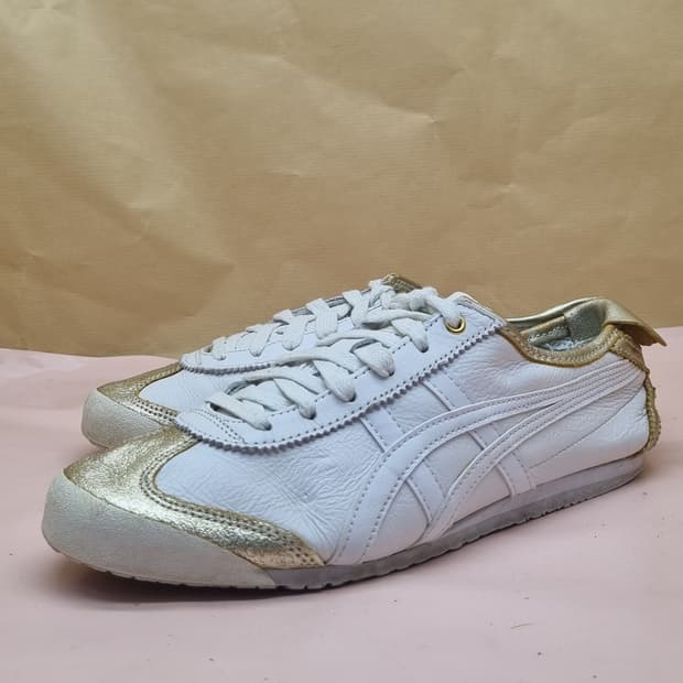 오니츠카타이거 멕시코66 골드 스니커즈 250