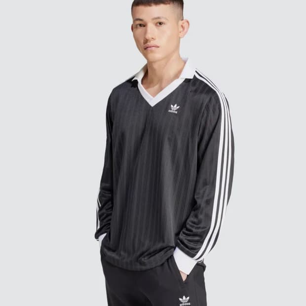 아디다스 피케 풋볼 긴팔 티 - 블랙 / IZ4808 2XL
