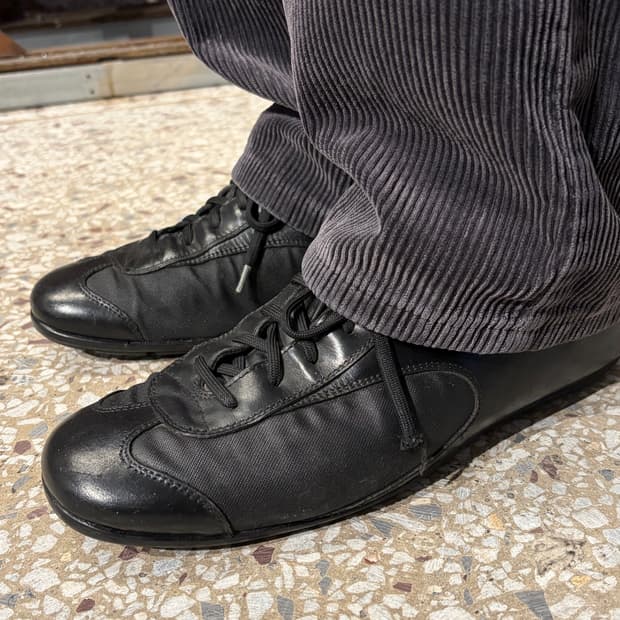 프라다 스포츠 레더 슈즈