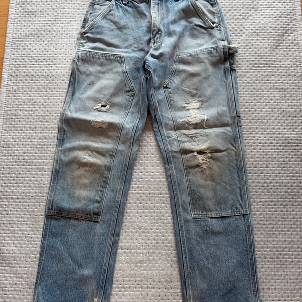 [32] 칼하트 더블니 워크팬츠 b07