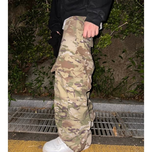 Untitled ideal 멀티캠 아미 카모 팬츠
