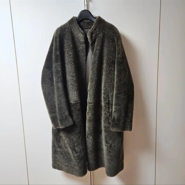 리얼 양털 리버시블 무스탕