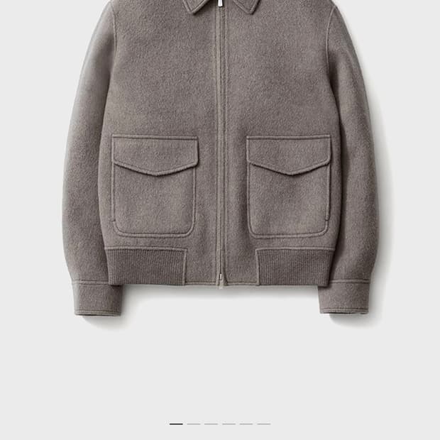 (4)포터리 캐시미어A-2자켓 토프