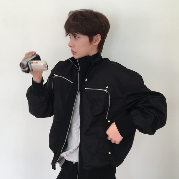 호아이보 미스티 지퍼 패디드 점퍼