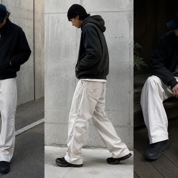 BlndClub in Korea 나일론 스티치 레귤러 팬츠 L size