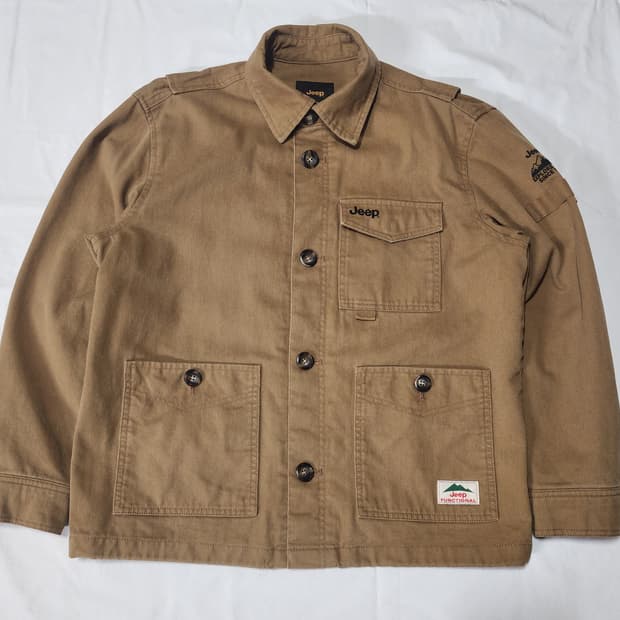Jeep 워크 자켓 카멜 S(90)