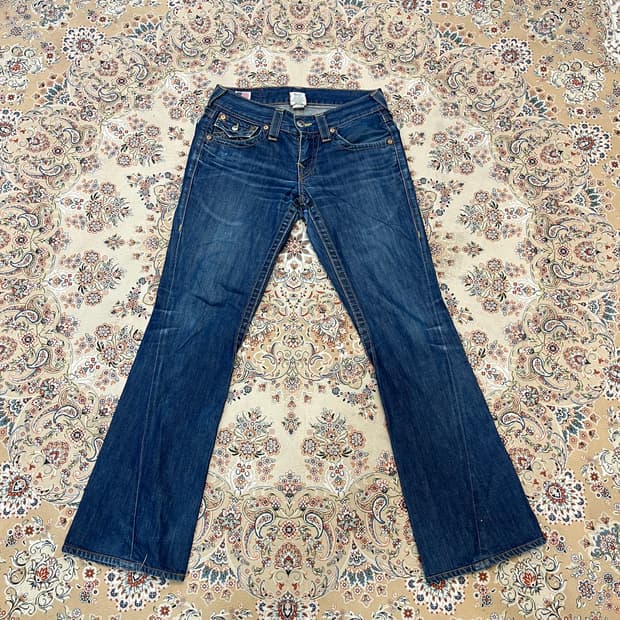 트루릴리전 부츠컷 데님 팬츠 바지