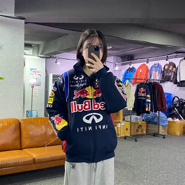 레드불 빈티지 레이싱 점퍼 자켓 B4371