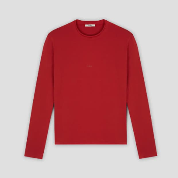타일레 taille 롱슬리브 탑 레드 2