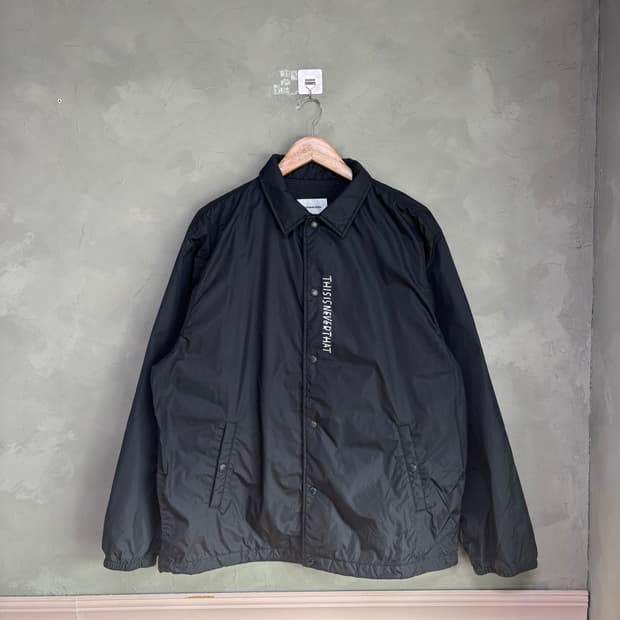 디스이즈네버댓 유가바 콜라보 코치자켓 다크 네이비