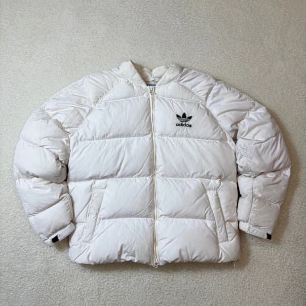 아디다스 패딩 슈퍼스타 숏 덕 다운 패딩 PN6245   