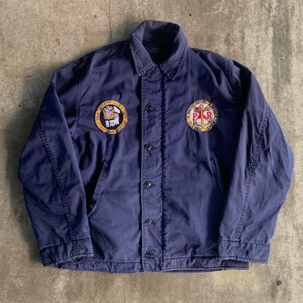 70s 미 해군 N-4 서브마린 유틸리티 자켓