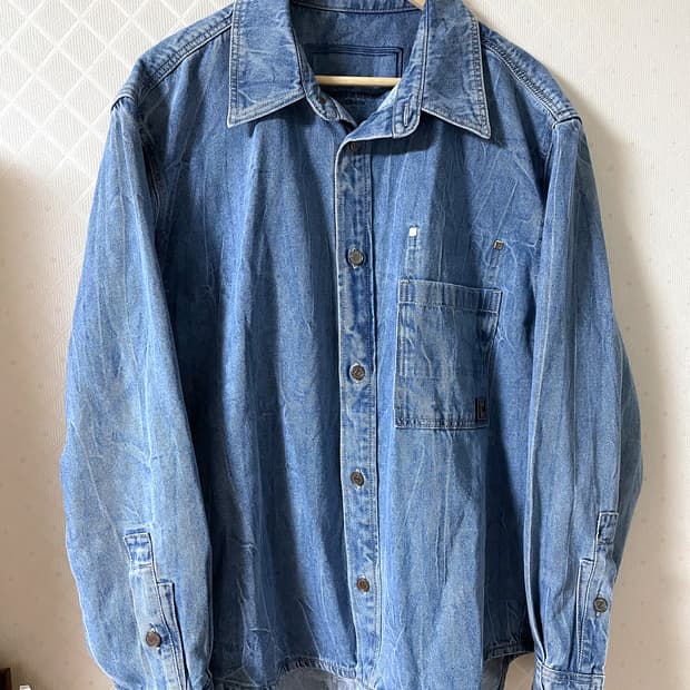 우영미 22fw 워싱 데님 자켓 50