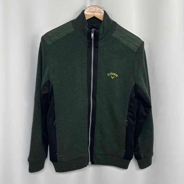 캘러웨이 남자 골프 니트집업 모100% 95