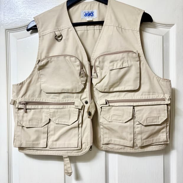 올드 아식스 피싱베스트 유틸리티 조끼