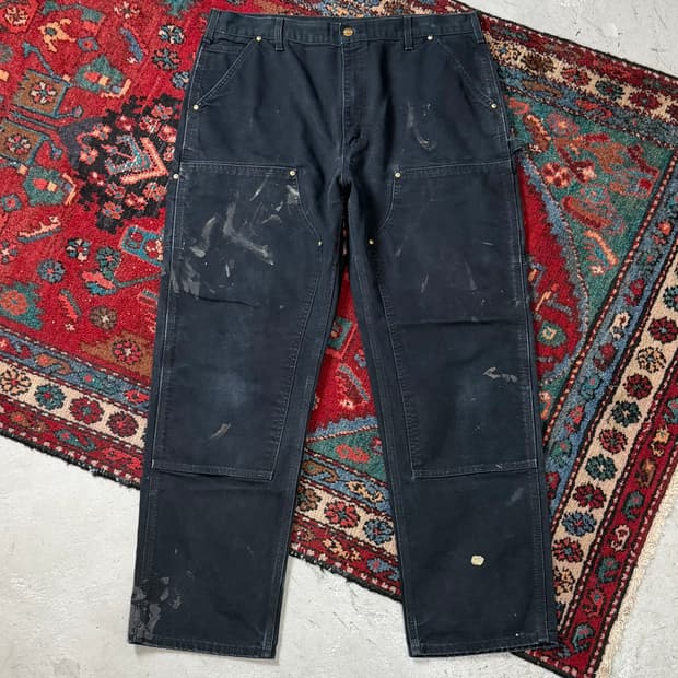 OG USA Made 칼하트 B01 더블니 블랙 칼하트 썩블니 좀비