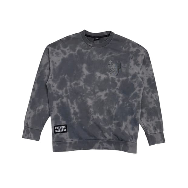 라이프워크 타이다이 맨투맨 그레이