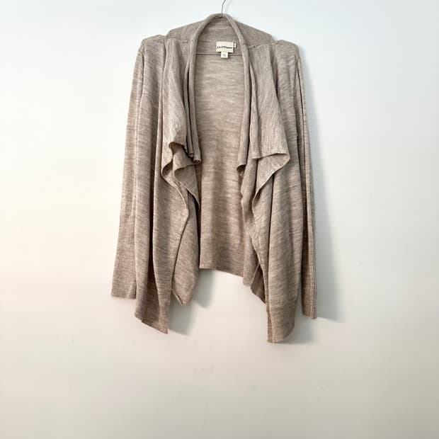 PURE DKNY 2 layered drape cardigan